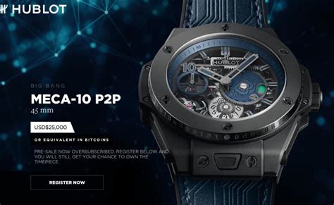 hublot blockchain watch price